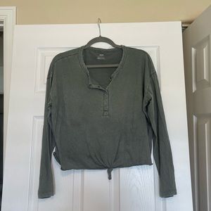 Aerie crop Henley